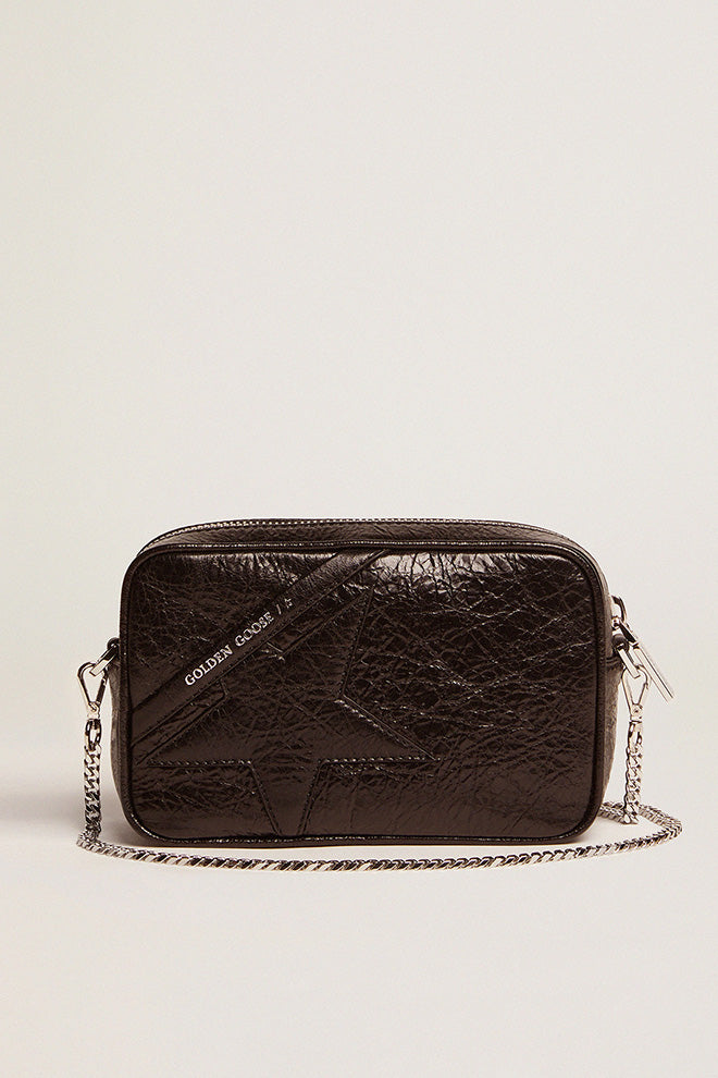 Bolso Mini Star Wrinkled Calf Leather Body And Star