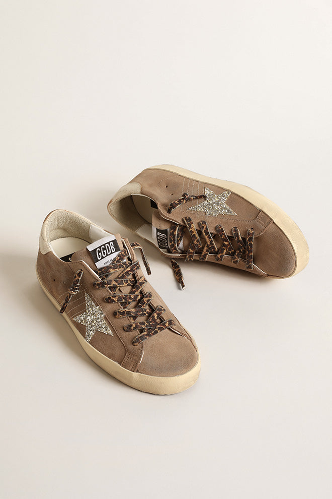 Tenis Deportivos Super-Star Suede Upper Glitter Star Vintage