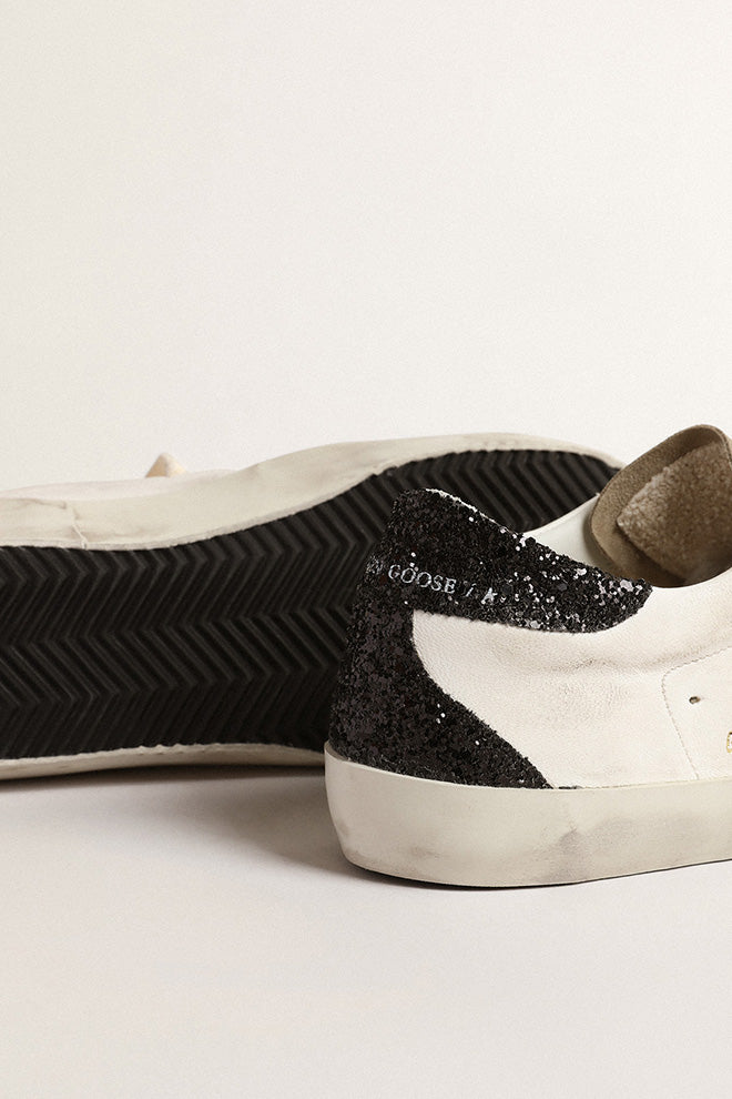 Tenis Deportivos Super-Star Leather Upper Suede Toe Glitter