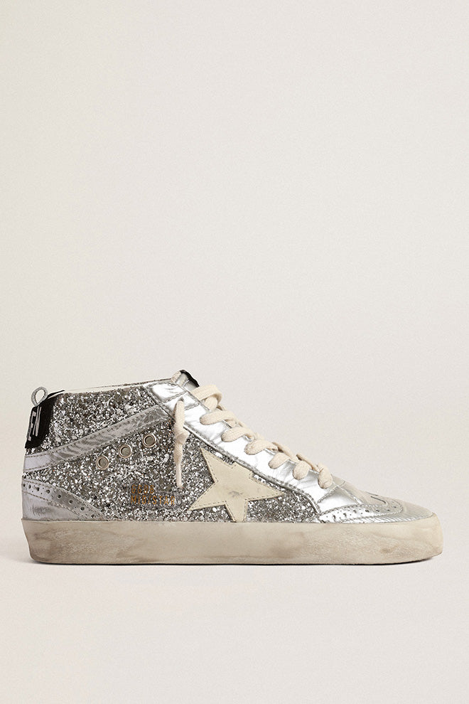 Tenis Deportivos Mid Star Glitter Upper Laminated Toe