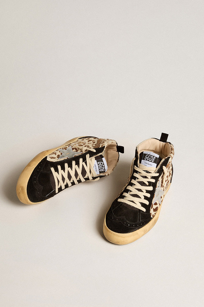 Tenis Deportivos Mid Star Leopard Horsy Upper