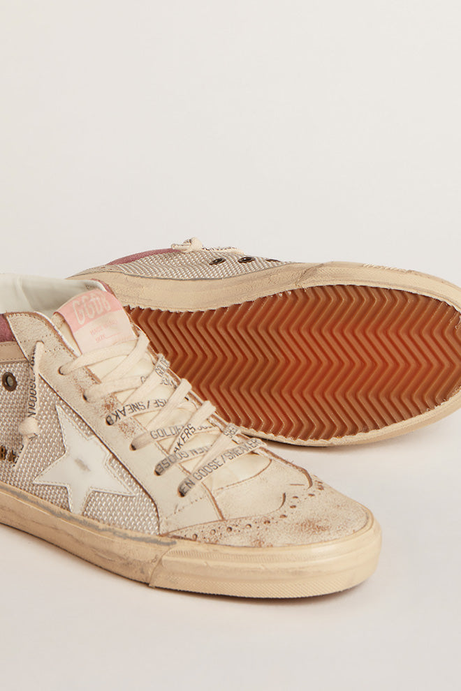 Tenis Deportivos Mid Star Net And Suede Upper Vintage