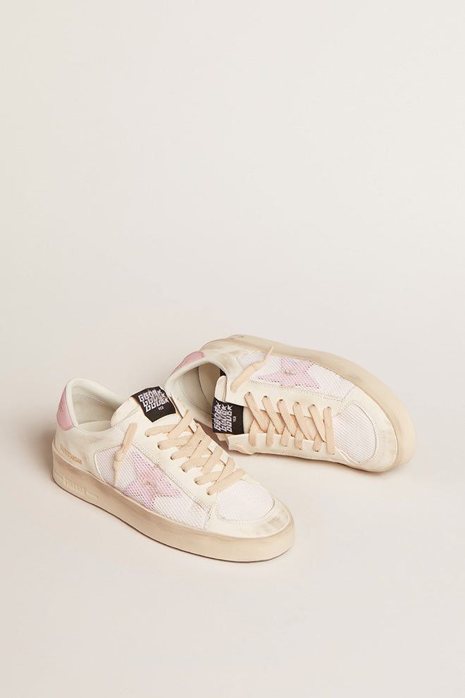 Tenis Golden Goose Stardan Nappa And Net Upper Mujer