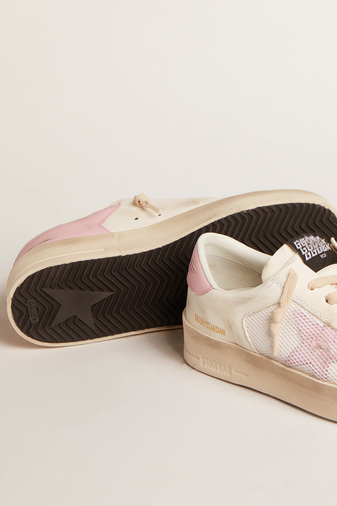 Tenis Golden Goose Mujer Stardan Nappa And Net Upper