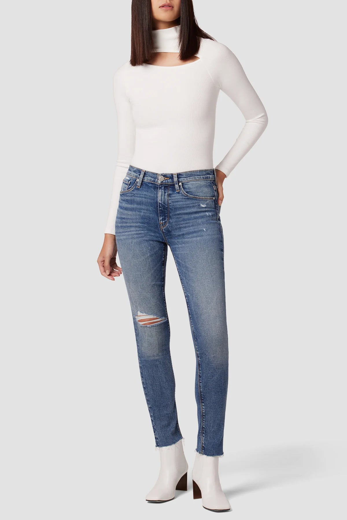 Jeans Barbara High Waist Super Skinny Ankle