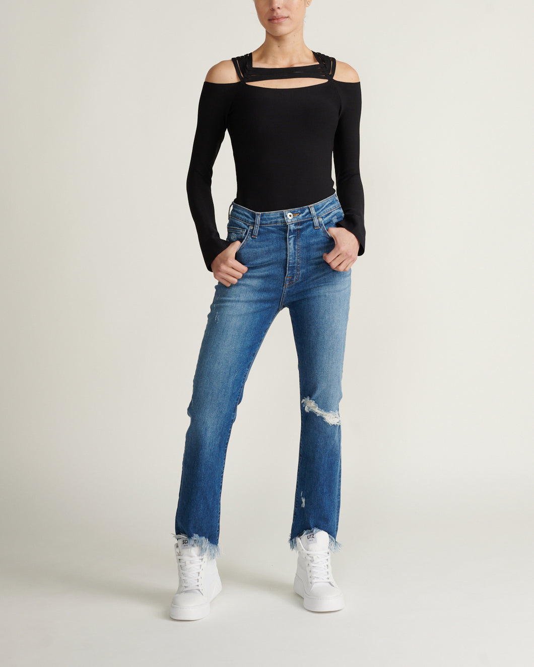 Jeans River High Rise Straight