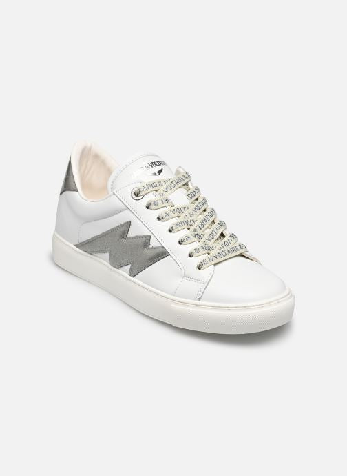 Tenis Zadig La Flash Smooth Calfskin + Bac Mujer