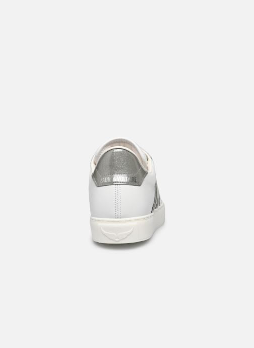 Tenis Zadig La Flash Smooth Calfskin + Bac Mujer