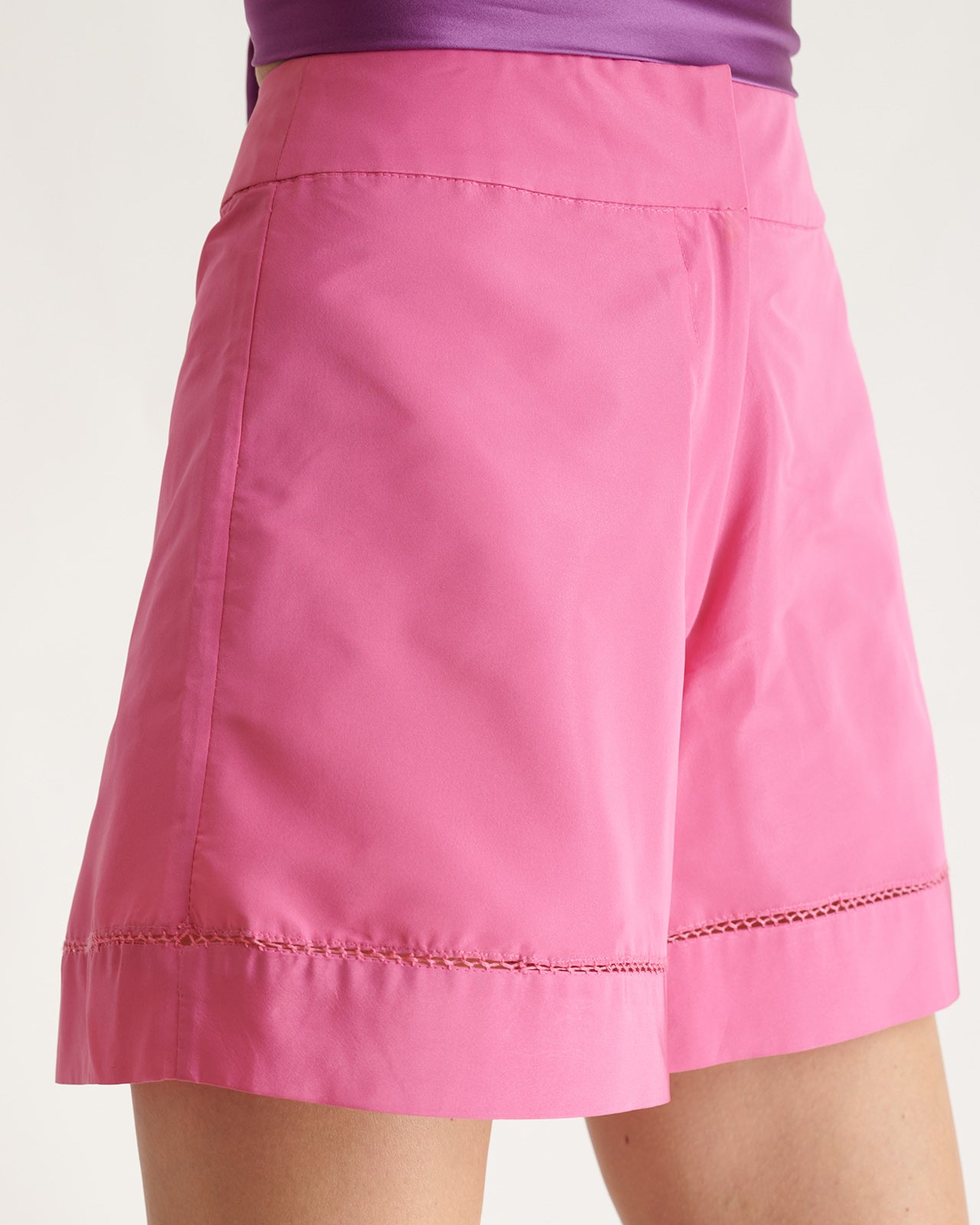 Short Rosado Lino