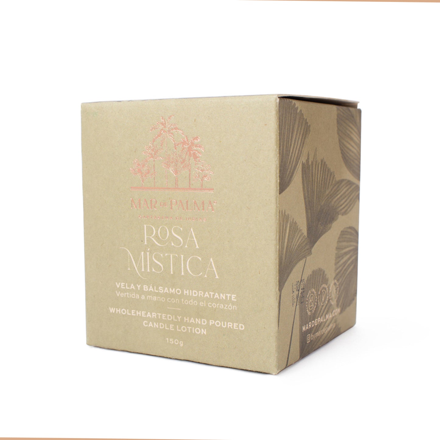 Vela Y Balsamo Hidratante Fragancia Rosa Mistica